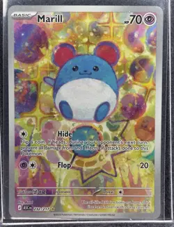 Pokemon ASC Holo 232/217 Basic 70 HP Water Marill 20 Card - Image 1