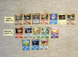 Vintage 1996-97 Pokemon Card Lot (15 cards) – Japanese, Pocket Monster back - Image 1