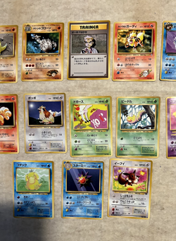Vintage 1996-97 Pokemon Card Lot (15 cards) – Japanese, Pocket Monster back - Image 3