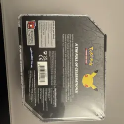 Pokemon Celebrations Charizard Pikachu Tin Trading Card Game 210-80987 - Image 3