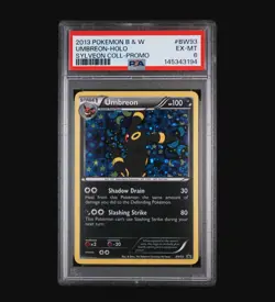2013 Umbreon BW93 Black Star Promo Holo Pokemon TCG Card LP Condition - Image 1