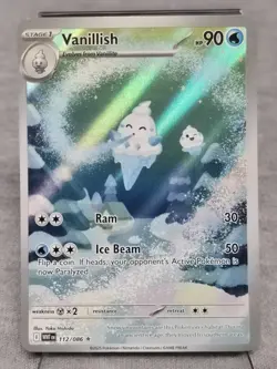 Vanillish - 112/086 112/086 Pokemon Illustration Rare SV: White Flare Card NM - Image 1