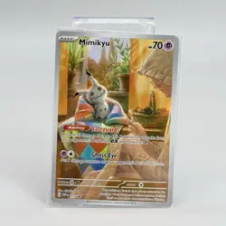 Pokemon Card Mimikyu SVP 075 Paldean Fates Black Star Promo Sealed - Image 1