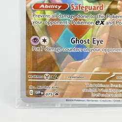 Pokemon Card Mimikyu SVP 075 Paldean Fates Black Star Promo Sealed - Image 5