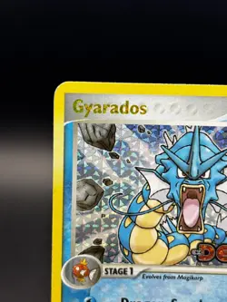 2005 GYARADOS 8/107 Reverse Holo Rare Stamped EX Deoxys Pokemon Card - Image 3