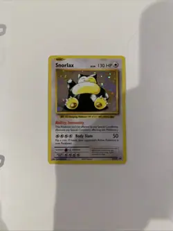 Snorlax XY179 Holo Black Star Promo Pokemon Card Retro Style - Image 1