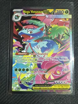 Pokemon TCG Mega Evolutions Mega Venasaur EX Sir Ultra Rare Card 177/132 - Image 4