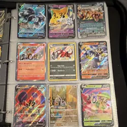 Pokemon TCG Holo Foil Card Lot Binder Darkrai V Inteleon Jolteon Charizard Pika… - Image 3