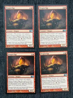 4x Dragon Egg | M14 Magic 2014 | MTG Magic Cards NM - Image 1