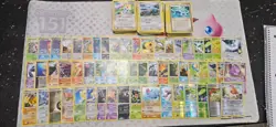 semi vintage pokemon card lot MP/DMG Holos and rares,c,un 200+ - Image 1