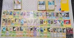 semi vintage pokemon card lot MP/DMG Holos and rares,c,un 200+ - Image 4