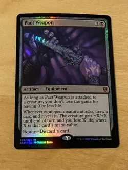 MTG Pact Weapon FOIL NM Commander Legends: Battle for Baldur's Gate - Image 1
