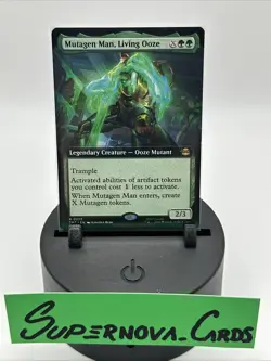 NM Extended Art Mutagen Man, Living Ooze, MTG, TMNT, Magic the Gathering, 273 - Image 1