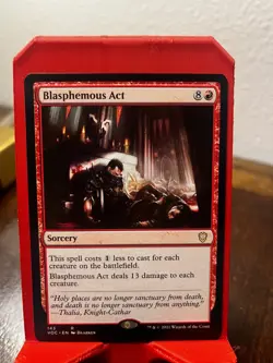 Blasphemous Act - Commander: Innistrad: Crimson Vow (VOC), (Non-Foil), #143 - Image 1