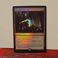 Magic: The Gathering Blasphemous Act Foil Sorcery Commander Legends Red 162/361 - Image 1