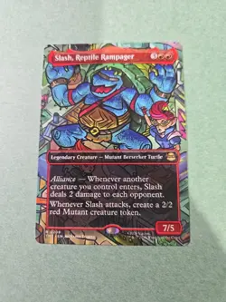Slash, Reptile Rampager -Borderless - TMT - NM - MTG - Image 1