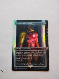 Commander's Plate (1733) (Rainbow Foil) Secret Lair Drop Foil - Image 1