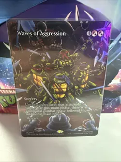 Waves Of Aggression - 0013 - M - Foil - Borderless - TMNT - MTG - NM/M - Image 1