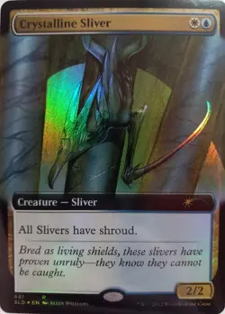 Crystalline Sliver (Extended Art) [Secret Lair Drop Promos] Magic MTG - Image 1