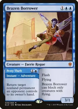 BRAZEN BORROWER 039 Throne of Eldraine MTG Magic NM - Image 1