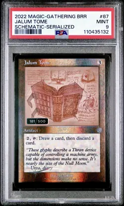 Jalum Tome (Schematic) (Serial Numbered) - The Brothers' War: Retro Frame PSA 9 - Image 1