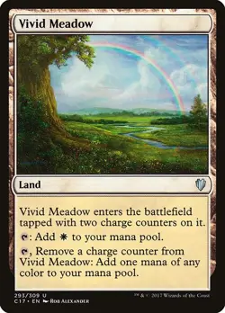Vivid Meadow - Set Commander 2017 - MTG - Image 1