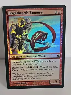 Mtg 🌟 FOIL 🌟 Brighthearth Banneret Morningtide MT/NM Magic The Gathering - Image 1