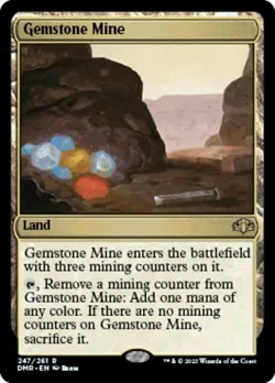 Magic the Gathering (mtg): DMR: Gemstone Mine - Rare - Image 1