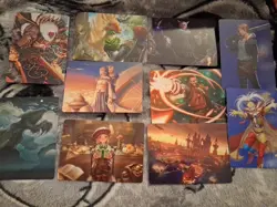 Final Fantasy Art Series Lot x10 - 8, 10, 18(GS), 21, 25, 31, 36, 39, 46, 47 - Image 1