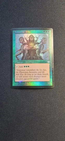 Llanowar Tribe (Retro Frame) (Foil Etched) Modern Horizons Foil - Image 1