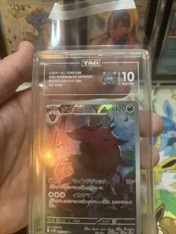 Pokemon Zoroark Japanese White Flare 141/086 TAG 10 Gem Mint - Image 4