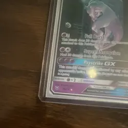 Pokemon Mewtwo GX Secret Shining Shiny Holo Rare 78/73 Shining Legends Holo - Image 5