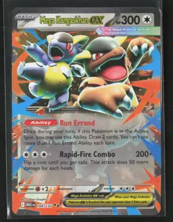 Mega Kangaskhan ex 104/132 ME01: Mega Evolution Pokemon TCG NM - Image 1
