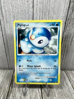 Piplup Pokemon Card 15/17 Holo Rare Pop Series 6 Promo MP - Image 1