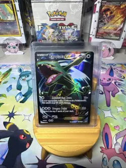 Pokemon TCG Rayquaza EX Full Art Ultra Rare Roaring Skies 2015 104/108 - Image 1