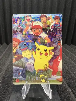 Pokemon Vintage Pocket Monsters Vending HOLO Prism Sticker Bandai 1999 Nintendo - Image 1