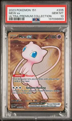 2023 POKEMON 151 ULTRA-PREMIUM COLLECTION #205 MEW EX PSA 10 - Image 1