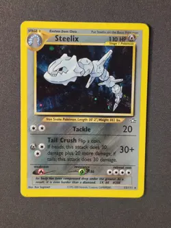 Pokemon TCG Steelix Neo Genesis 15/111 Holo Unlimited Rare Vintage - Image 1