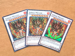 yugioh 3X Jurrac Meteor DT04-EN041 Ultra Parallel Rare New Cards Near Mint - Image 2