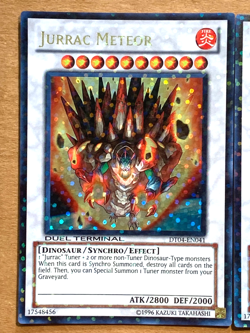 yugioh 3X Jurrac Meteor DT04-EN041 Ultra Parallel Rare New Cards Near Mint - Image 4