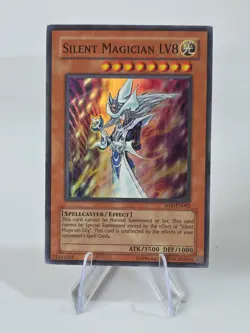Yugioh Silent Magician LV8 NTR-EN002 Super Rare - Image 1