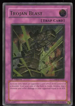 Trojan Blast (UTR) CDIP-EN056 Ultimate Rare 1st Edition Yu-Gi-Oh - Image 1