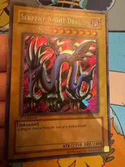 2002 YU-GI-OH! MAGIC RULER 1ST EDITION SERPENT NIGHT DRAGON #MRL-103 - Image 1