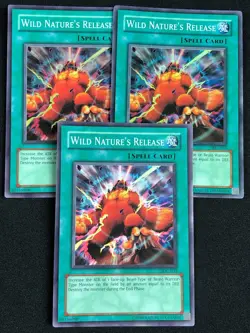 YUGIOH WILD NATURE’S RELEASE IOC-033 SUPER X3 (MP) - Image 1