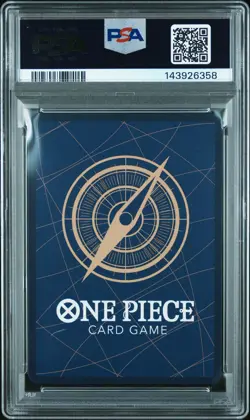 2025 ONE PIECE JPN THE AZURE SEA'S SEVEN MANGA ALT ART DRACULE MIHAWK PSA 10 - Image 2