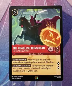 Disney Lorcana The Headless Horseman Terror of Sleepy Hollow Non Foil - Image 1