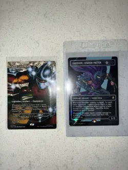 Shredder, Shadow Master (Surge Foil) - Borderless | Pixel -TMNT With Bonus Card - Image 1