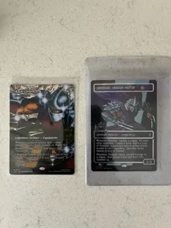 Shredder, Shadow Master (Surge Foil) - Borderless | Pixel -TMNT With Bonus Card - Image 3