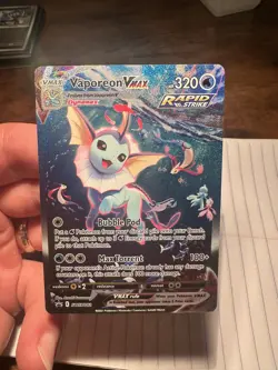 Vaporeon V & VMAX SWSH181 & SWSH182 Sword & Shield Promo Cards - Image 2