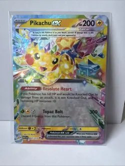 Pikachu Ex 57/217 Ascended Hero’s Pokemon Card M/Nm Holo - Image 1